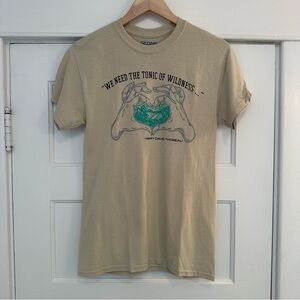 NWOT - Thoreau "we need the tonic of wildness" t shirt from Lex Running Shop